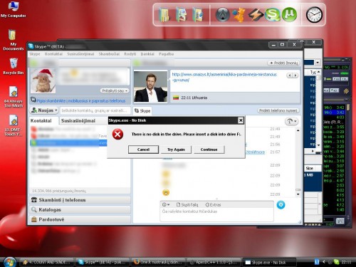 Skype nuo šiol reikia disko